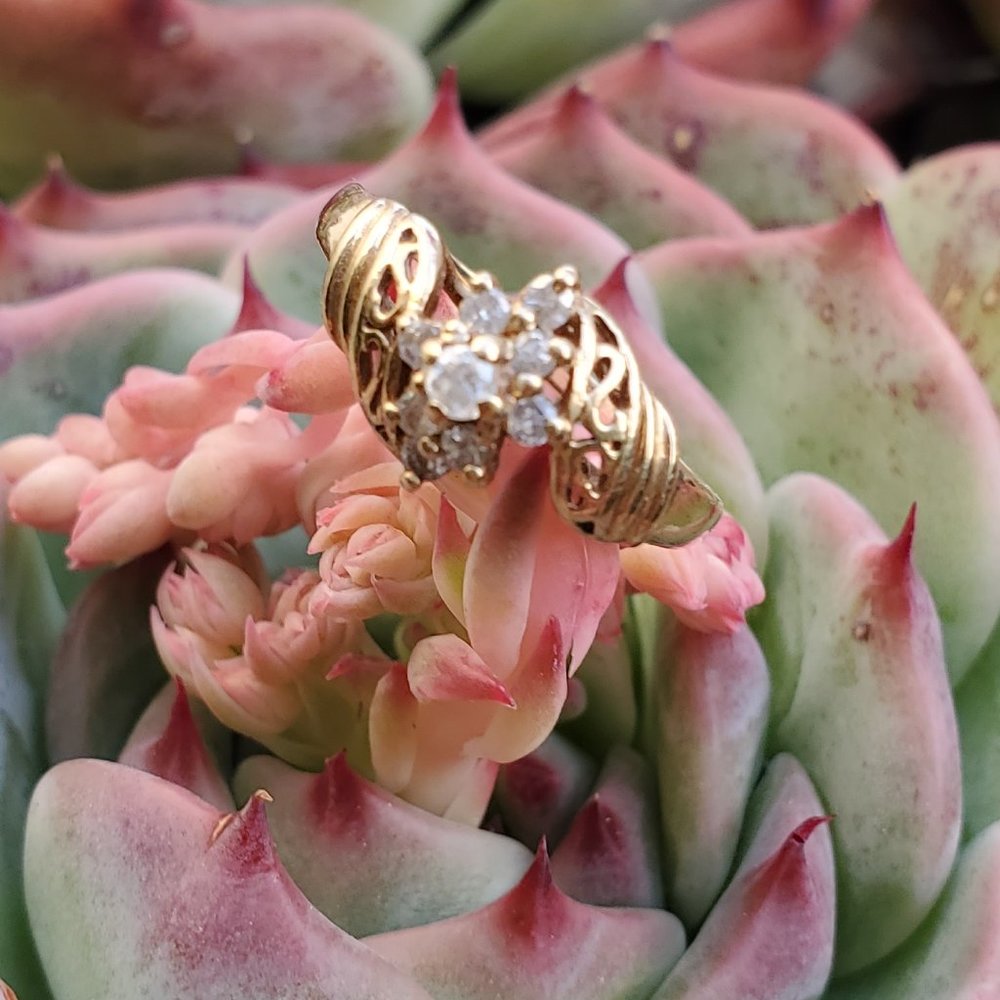 DIAMOND RING 14KT GOLD